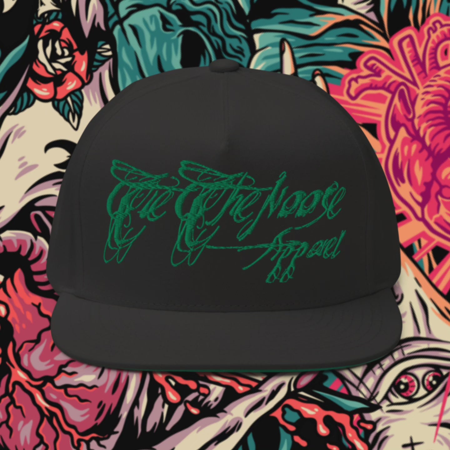 Signature Logo "Guillotine Green" Snapback