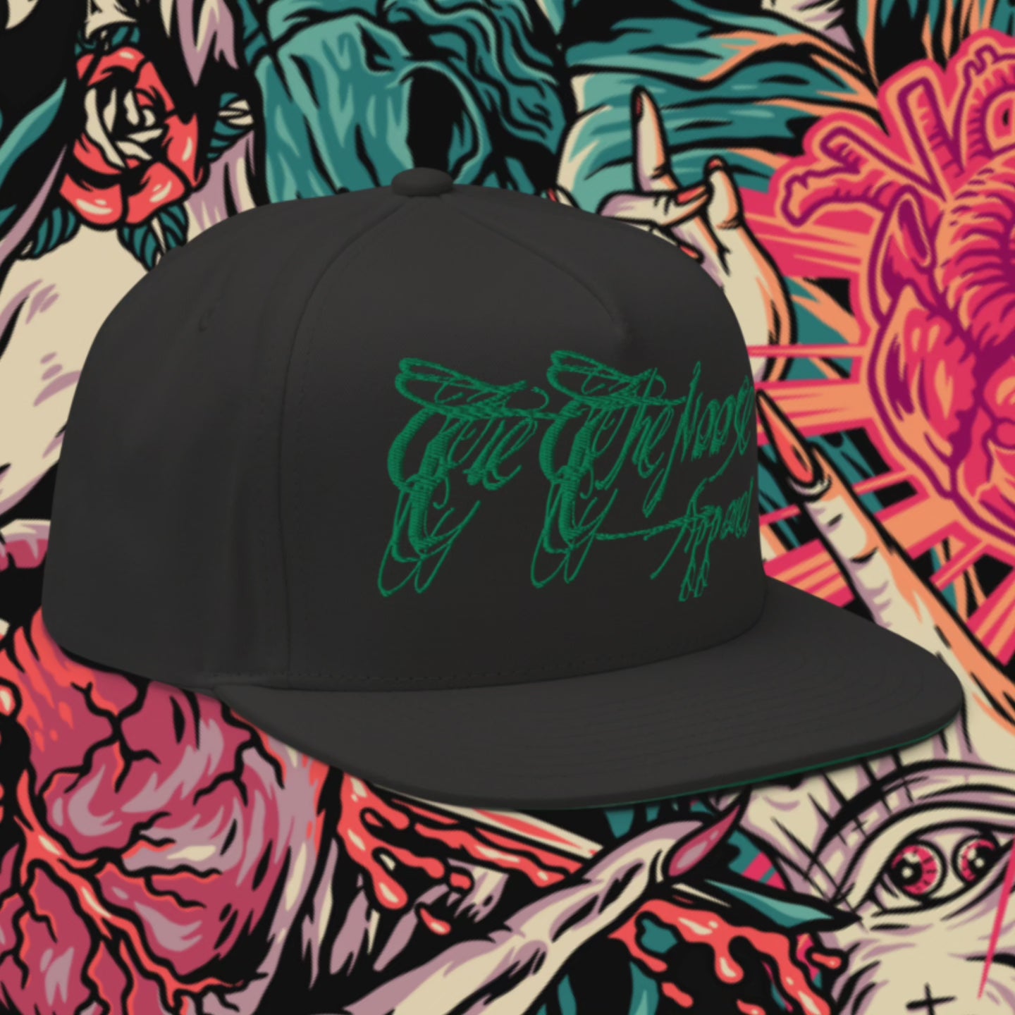 Signature Logo "Guillotine Green" Snapback