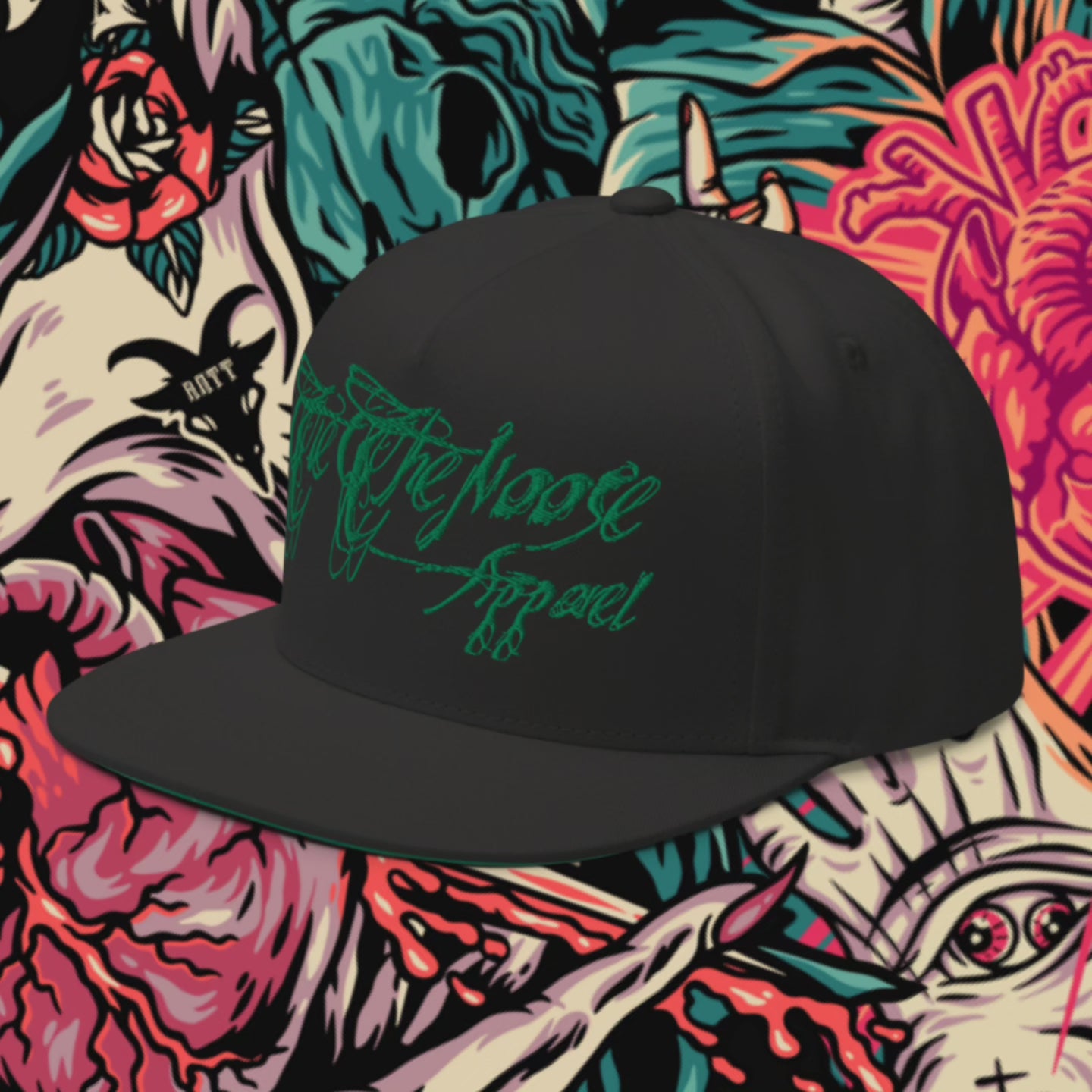 Signature Logo "Guillotine Green" Snapback