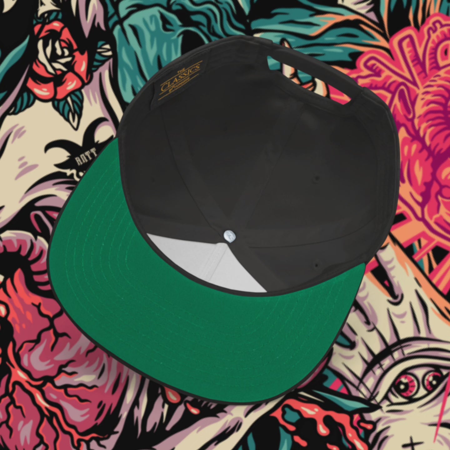 Signature Logo "Guillotine Green" Snapback