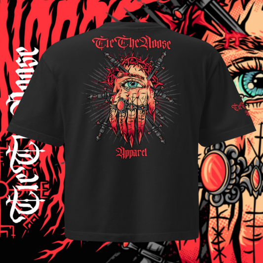 Cursed-Talisman High-Waist Box Tee