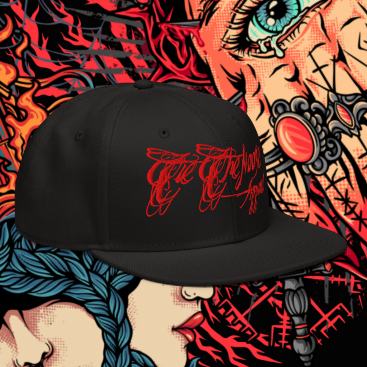 Signature Logo "Corpse Rot Red" Snapback