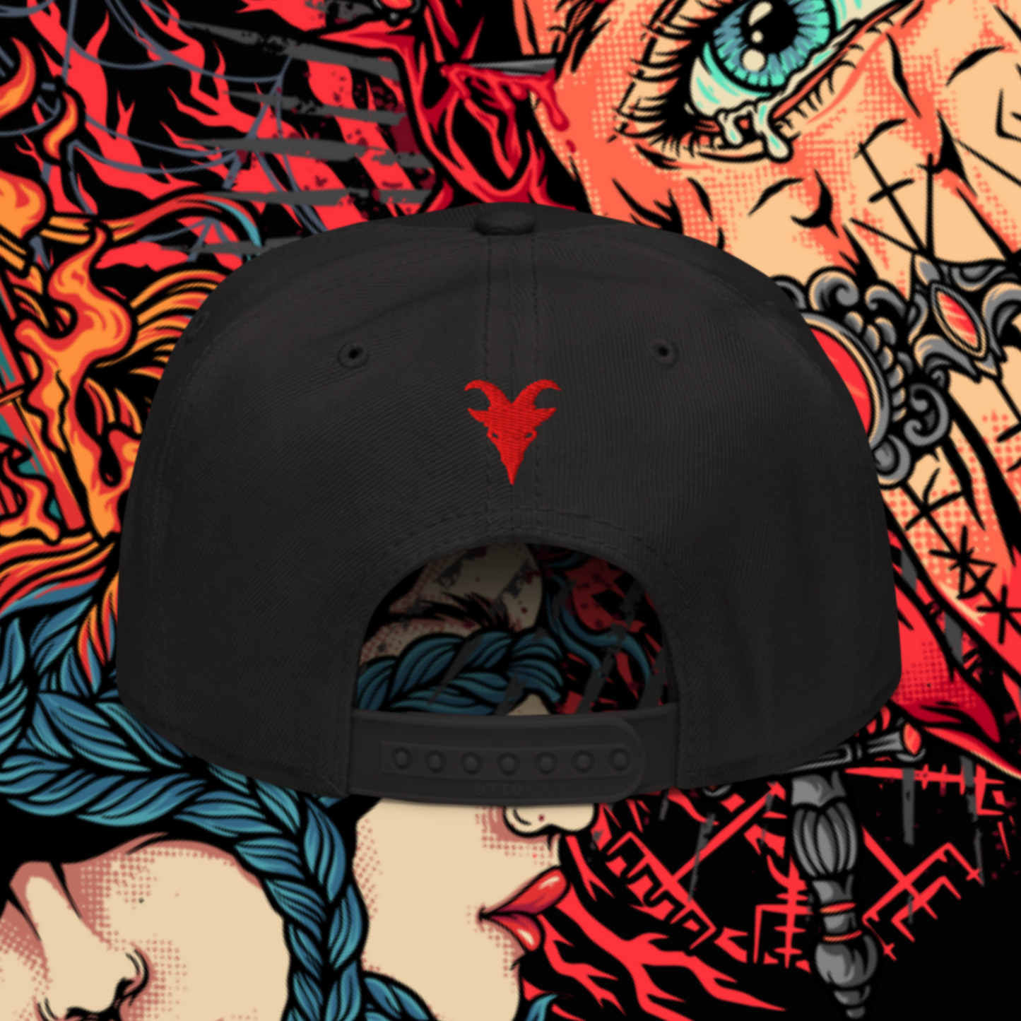 Signature Logo "Corpse Rot Red" Snapback