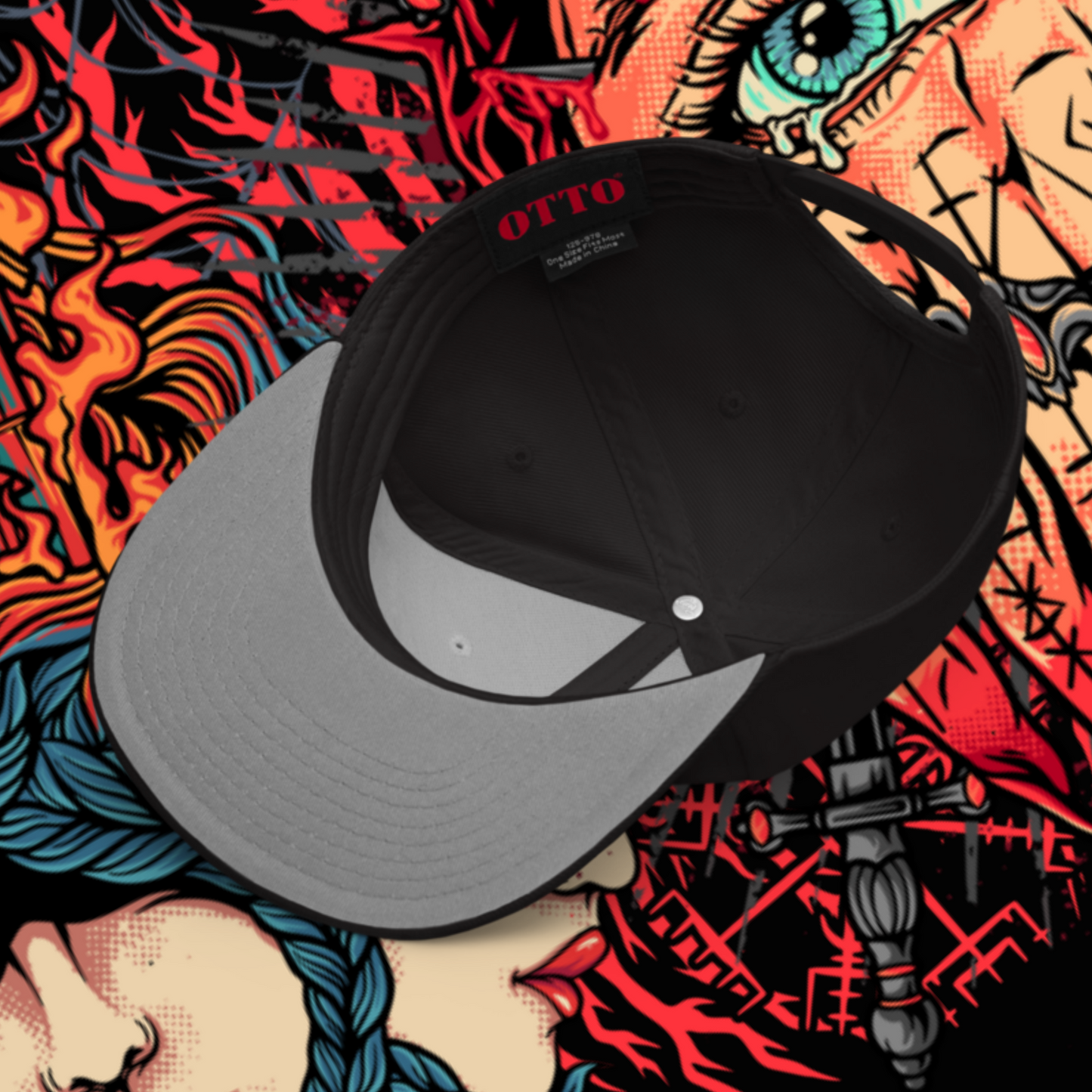 Signature Logo "Corpse Rot Red" Snapback