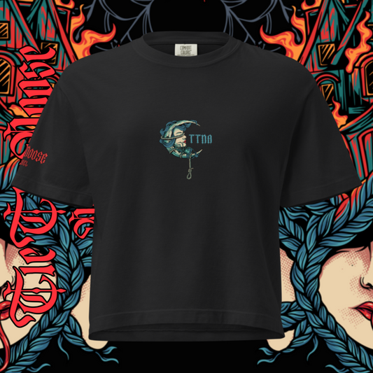 Ignorance-Is-Bliss High-Waist Box Tee
