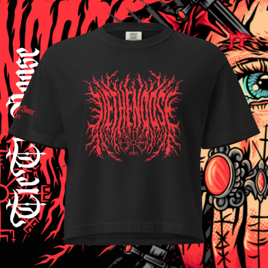 Cursed-Talisman High-Waist Box Tee